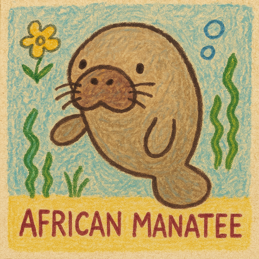 アフリカマナティー(Trichechus senegalensis)