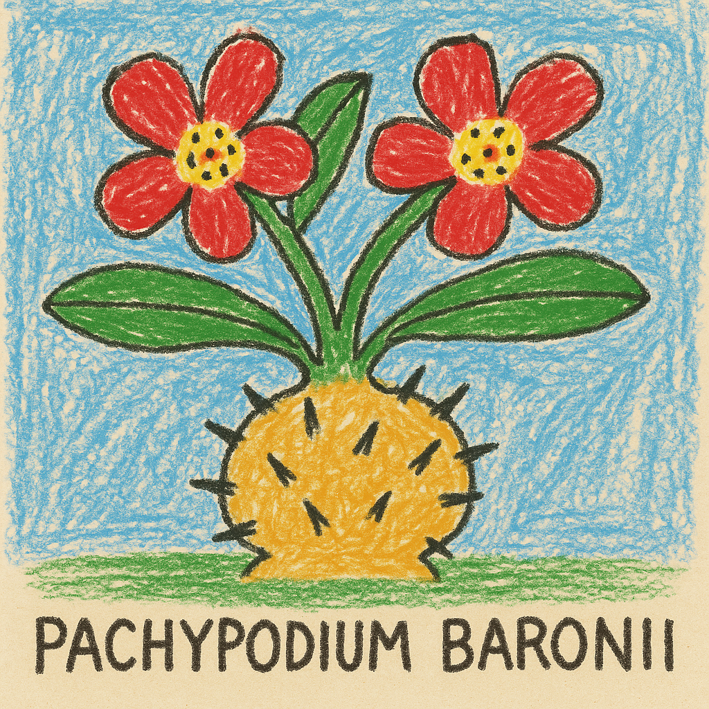 基本情報｜ウィンザーノゾウノアシ (Pachypodium baronii var. windsorii)